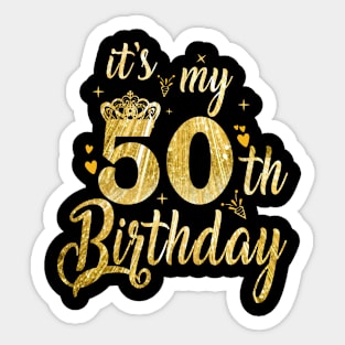 It's My 50th Birthday Sticker